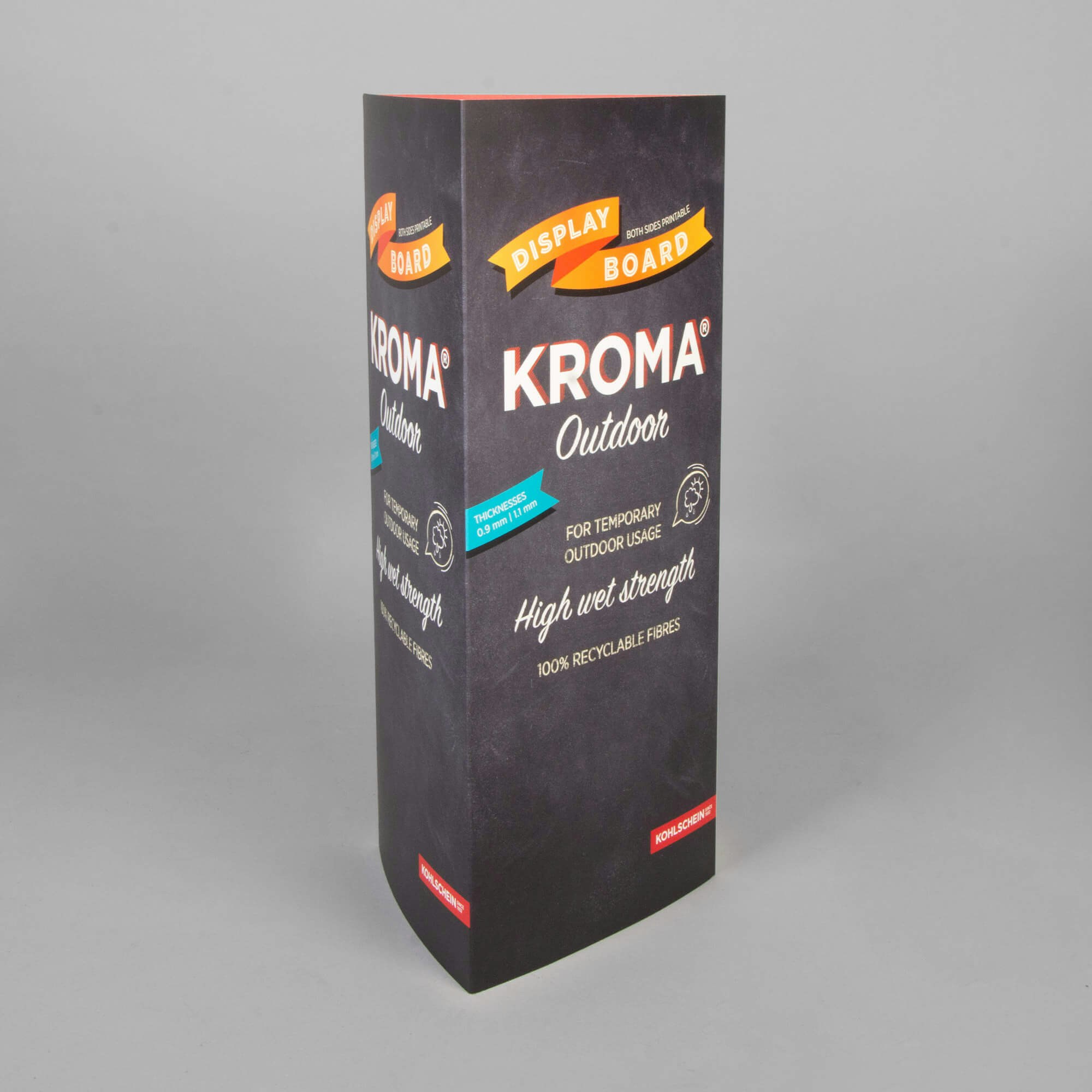 Sign / Set-up poster made of KROMA Outdoor