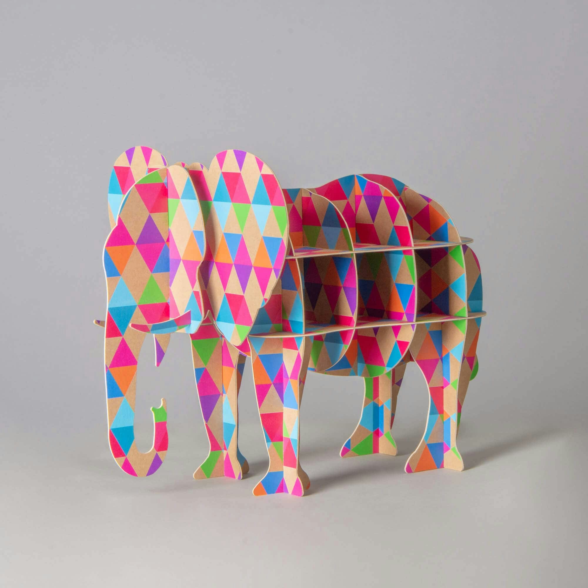 POS Display animal shelf elephant made of KROMA Kraft